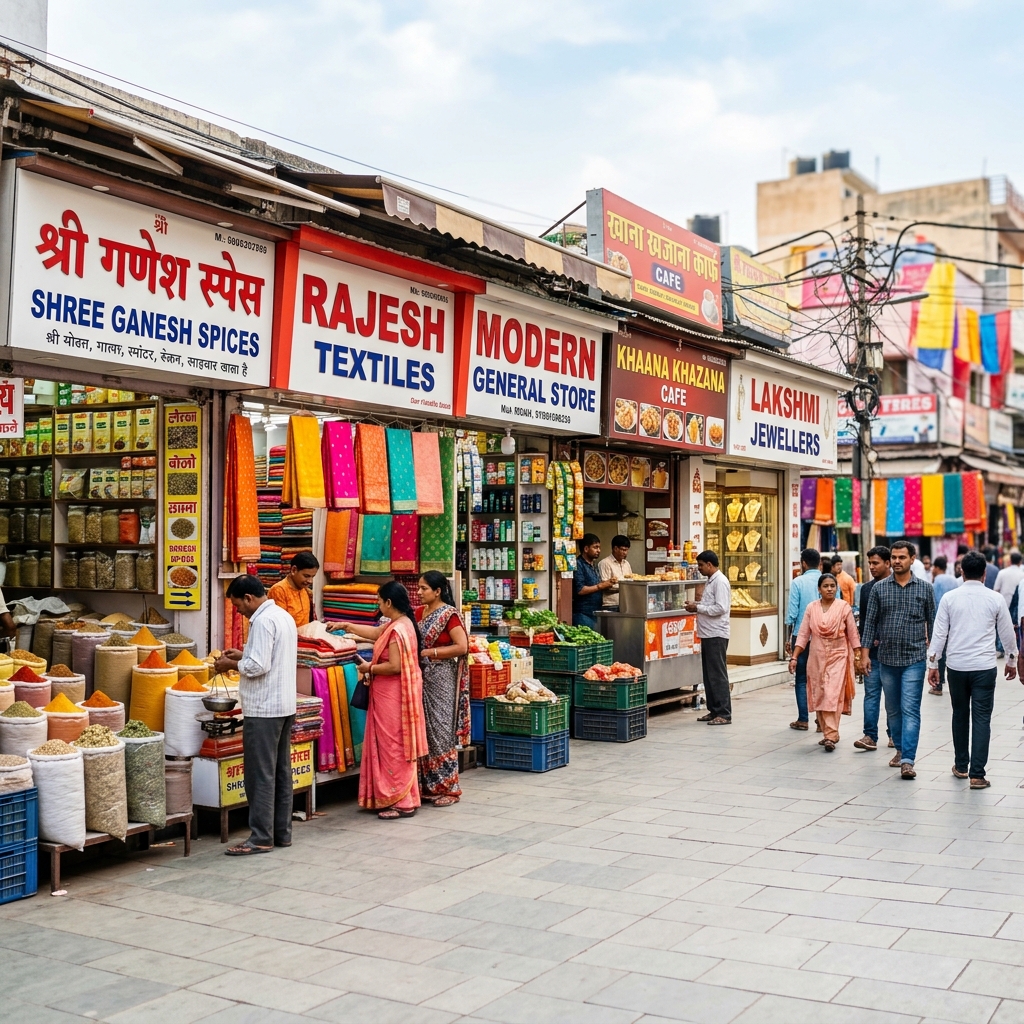 Local Indian Street Market