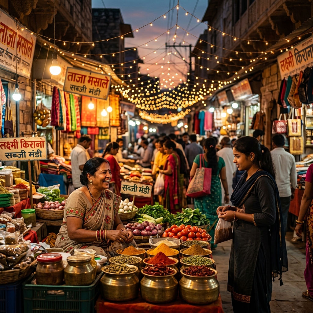 Local Indian market